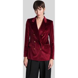 Blazer J-parigi10b in Velluto Bordeaux