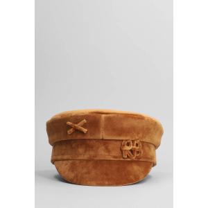 Cappello Logo-Embellished in Poliestere Marrone