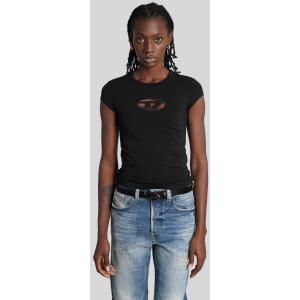 T-Shirt T angie in Cotone Nero