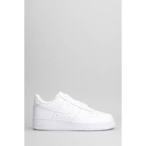 Sneakers Air Force 1 07 in Pelle Bianca