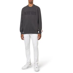 Felpa In Jersey Con Logo Golden Goose Grigio Taglia S Golden Goose  Taglia S