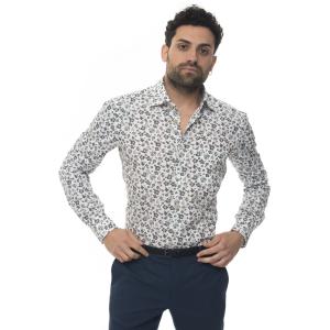 Kiton Camicia manica lunga Grigio Cotone Uomo