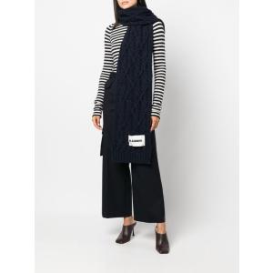 Sciarpa In Cashmere Jil Sander Blu Taglia onesize Jil Sander Taglia onesize