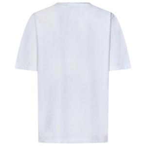 T-shirt Easy Fit In Jersey Di Cotone Bianco Dsquared2 Bianco Taglia M Dsquared2  Taglia M