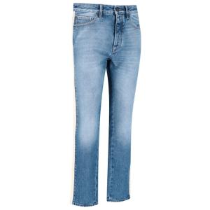 Jeans Con Bande A Contrasto Palm Angels Blu Taglia 30 Palm Angels  Taglia 30