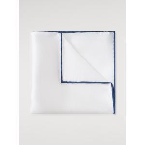 Pochette in seta tinta unita