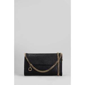 Borsa a spalla Falabella mini in Poliestere Nera