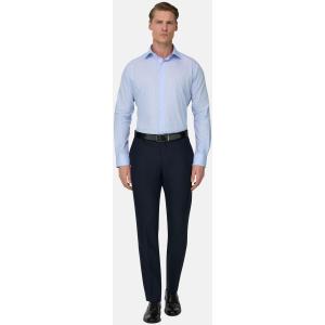 Boggi, Camicia A Righe In Cotone Regular Fit, Uomo, Azzurro, Taglia: 38
