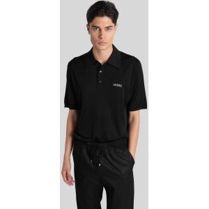 Polo  in viscosa Nera