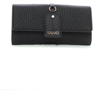 Liu Jo Portafoglio bifold Nero Poliuretano Donna