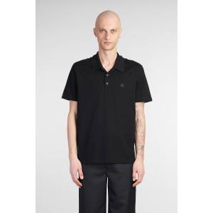 Polo  in Cotone Nero