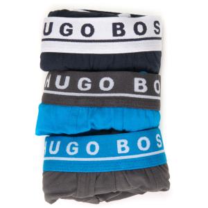 BOSS Set 3 Boxer Grigio-nero Cotone Uomo