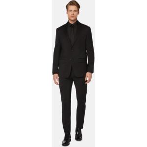 Boggi, Giacca Nera In Saglia Di Lana Elasticizzata, Uomo, Nero, Taglia: 46