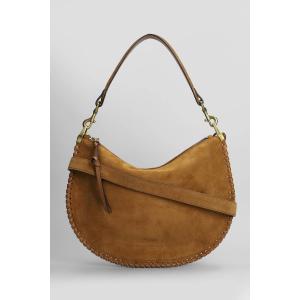 Borsa a spalla Oskan soft zip in Camoscio Marrone