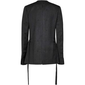 Blazer Senza Colletto Victoria Beckham Grigio Taglia 10 Victoria Beckham  Taglia 10