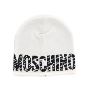 Moschino Cappello Bianco Lana Uomo