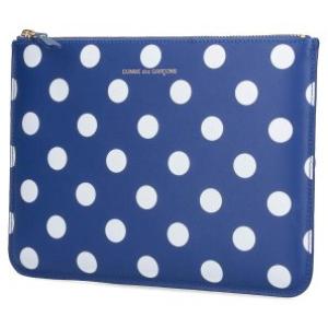 Portafoglio Zip A Pois Comme Des Garcons Blu Taglia onesize Comme Des Garcons  Taglia onesize
