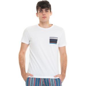 Gallo T-shirt girocollo Bianco Cotone Uomo