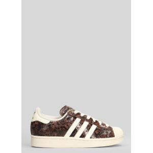 Sneakers Superstar II in Pelle Marrone