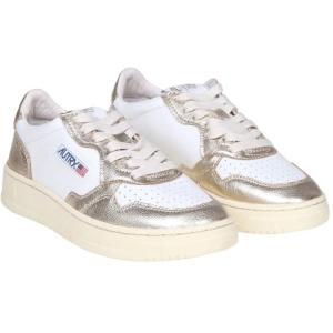 Sneakers In Pelle Colore Bianco E Platino Autry Bianco Taglia 35 Autry  Taglia 35