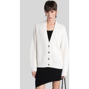 Cardigan  in Lana Bianca