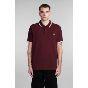 Polo  in Cotone Bordeaux