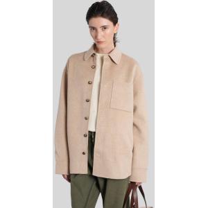 Giacca Casual  in Lana Beige