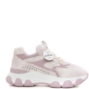 Hogan Sneakers alta Lilla Pelle Donna