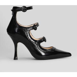 Decollete  in Pelle Nera