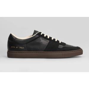 Sneakers Bball slim in pelle e camoscio Nero