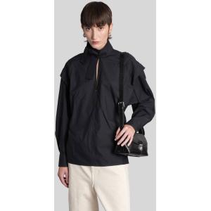 Blusa  in Cotone Nero