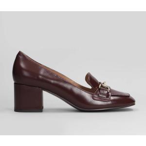 Decollete  in Pelle Bordeaux