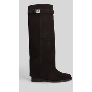 Stivale zeppa interna  in Camoscio Testa di Moro