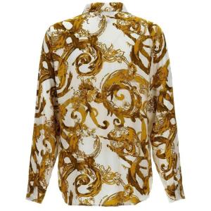 Camicia Con Stampa Integrale Versace Jeans Couture Fantasia e Rigato Taglia 50 Versace Jeans Couture Taglia 50
