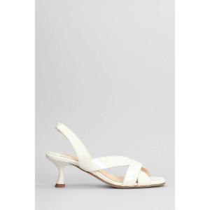 Sandali  in Vernice Bianca