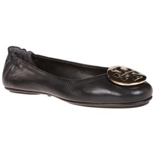 Ballerine Minnie Travel Nere In Pelle Tory Burch Nero Taglia 5 Tory Burch Taglia 5