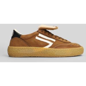 Sneakers Teddy in Camoscio Cuoio naturale