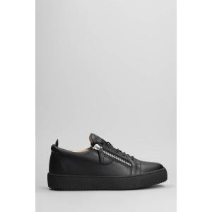 Sneakers Frankie in Pelle Nera