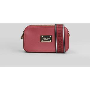 Borsa a spalla Flat Marc in ecopelle Rossa