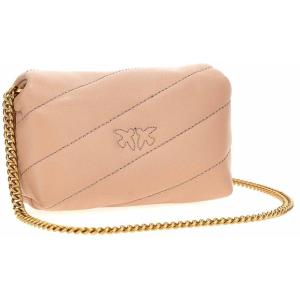 Borsa A Tracolla Love Micro Puff Pinko Nude e Neutro Taglia onesize Pinko Taglia onesize
