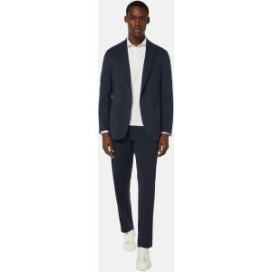 Boggi, Giacca Navy In Nylon Elasticizzato B Tech, Uomo, Navy, Taglia: 44