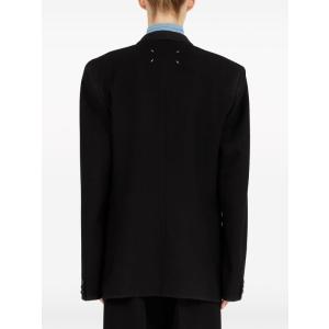 Giacca Blazer Monopetto In Lana Maison Margiela Nero Taglia 38 Maison Margiela  Taglia 38