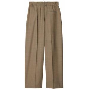 Pantaloni Sartoriali In Lana A Spina Di Pesce Burberry Nude e Neutro Taglia 52 Burberry Taglia 52