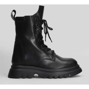 Anfibi  in Pelle Nera