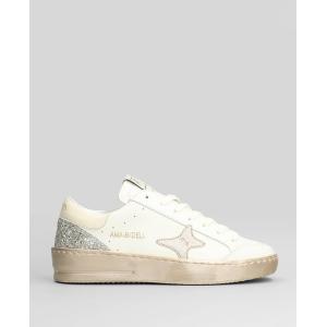 Sneakers  in Pelle Bianca