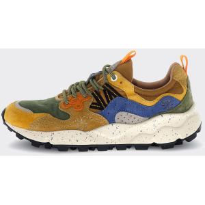 Flower Mountain Sneakers Yamano 3 Uni Suede-Nylon Yellow/Kaky/Beige