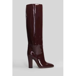 Stivali tacco alto Lavinia Boot 100 in Pelle Bordeaux