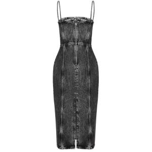 Abito Longuette In Denim Icon Denim Grigio Taglia S Icon Denim  Taglia S