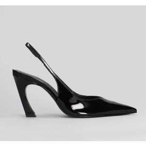 Decollete Lexi Sling in Vernice Nera