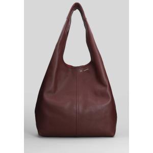 Tote Etienne hobo bag in Pelle Bordeaux